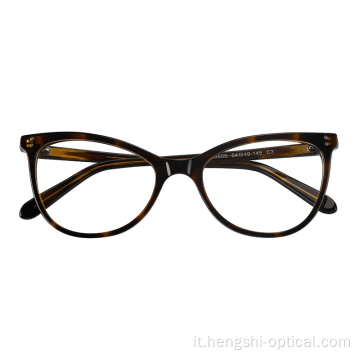 Fashion Wholesale femmina di occhiali vintage Women Acetate Glasses Frame